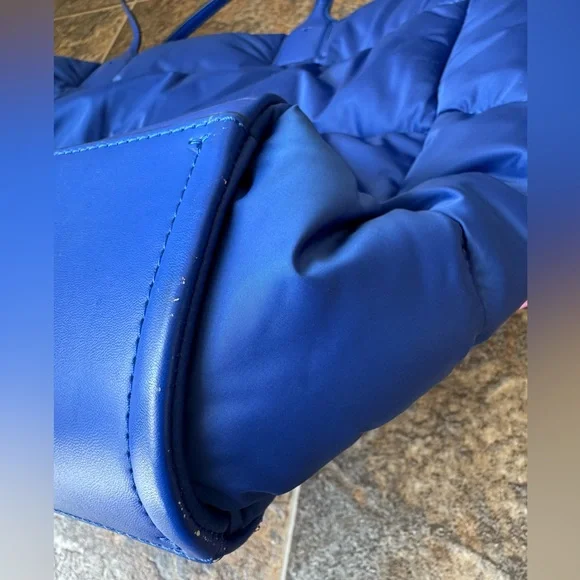Tory Burch Ella Puffer Nylon Tote in Blue